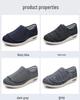 Unisex Plus Size Breathable Non-Slip Walking Shoes for Wide and Swollen Feet