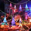 Halloween Witch Hat Ghost Festival Ball Party Scene Decorative Props Led Light Glow Witch Hat Pot
