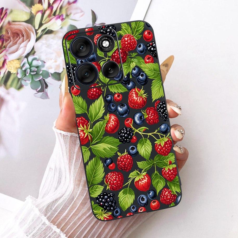 Coque Pour Motorola Moto G56 Housse 2025 Nouvelle Élégante Nœud Papillon Fleur Silicone Souple Coques de Téléphone Pour Motorola Moto G66Y G66J 5G Fundas