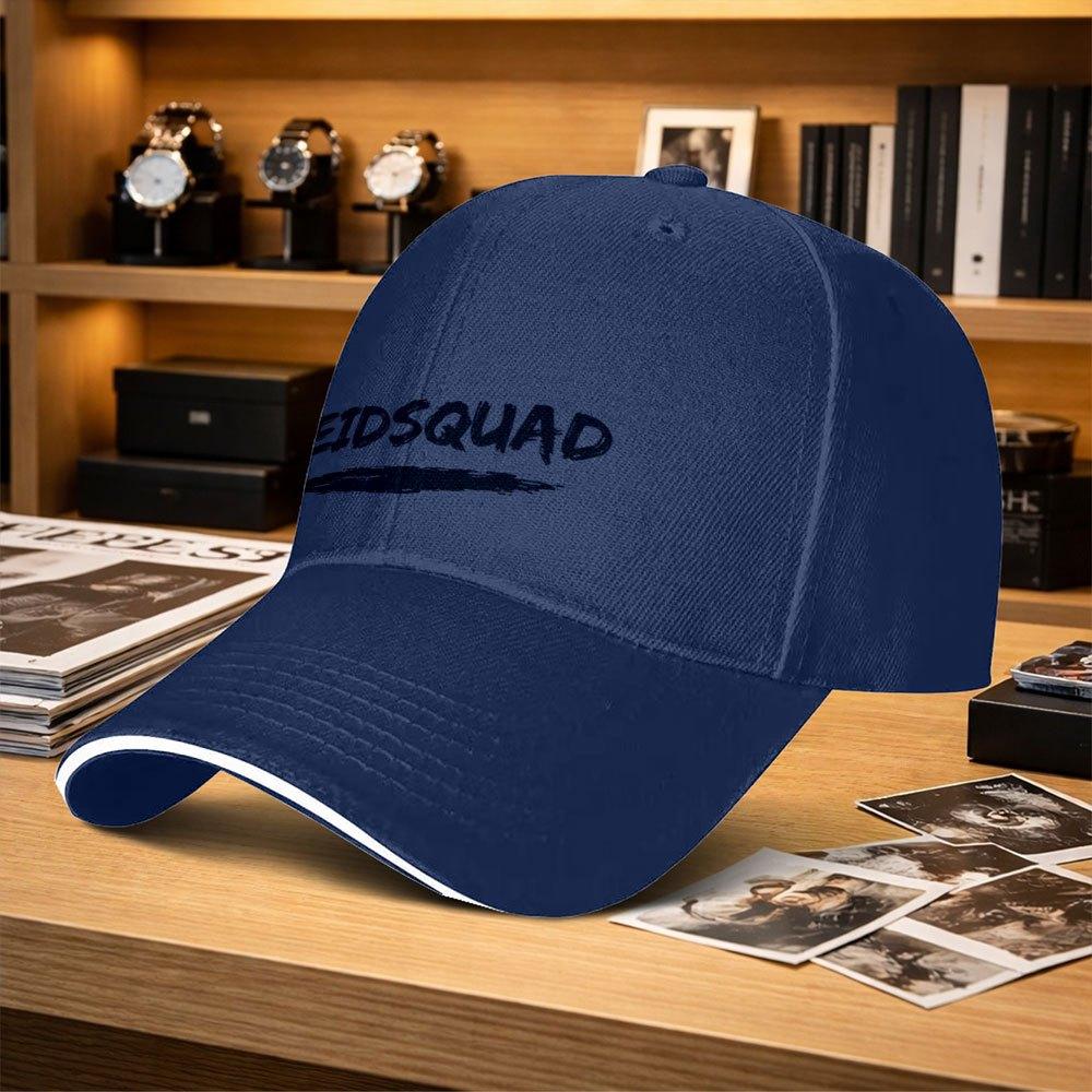 Eidsquad Adjustable Sandwich Baseball Cap Trendy Printed Unisex Duckbill Hat For Fishing Golf Camping Hiking
