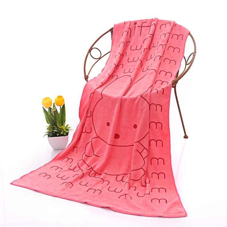 Gaoyang Cartoon Quick-Dry Children's Bath Towel, Water-Absorbent, 70x140cm, Adult & Beach Use