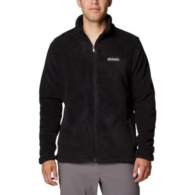Columbia Mens Logo Full Zip Long-Sleeved Fleece Jacket