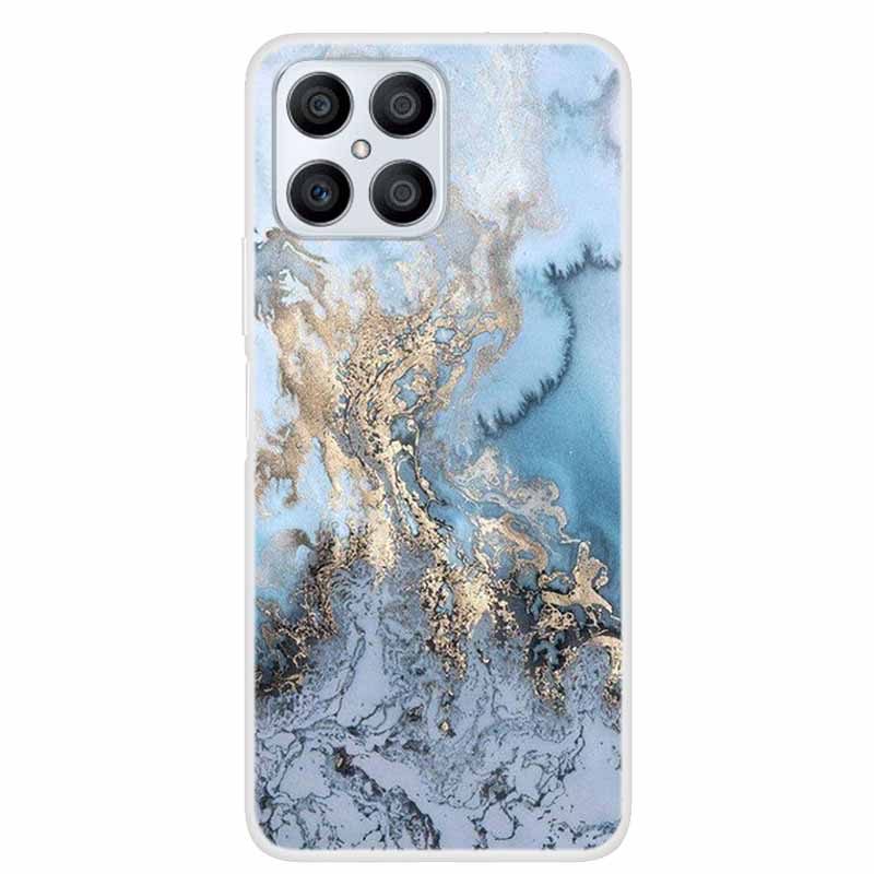 For Honor X8 4G Cases X 8 5G Clear Marble Soft TPU Silicone Back Cover For Honor X8 Phone Cases Fundas HonorX8 X 8 TFY-LX1 LX2