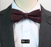 Pattern Bow Tie Men'S Banquet Business Wedding Groom Best Man Gentleman'S Dress Studio Burgundy Navy Bow