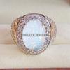 Opal Oval Cut Gemstone With 925 Sterling Silver Ring For Men's #B340 JL375682006677
