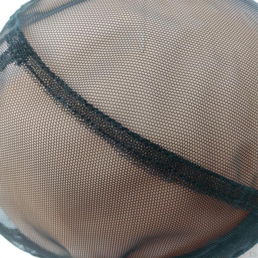 Kappen Haarnetz Schwarzes Netz für Damen Mädchen Elastisch Leicht Bequem Verstellbar