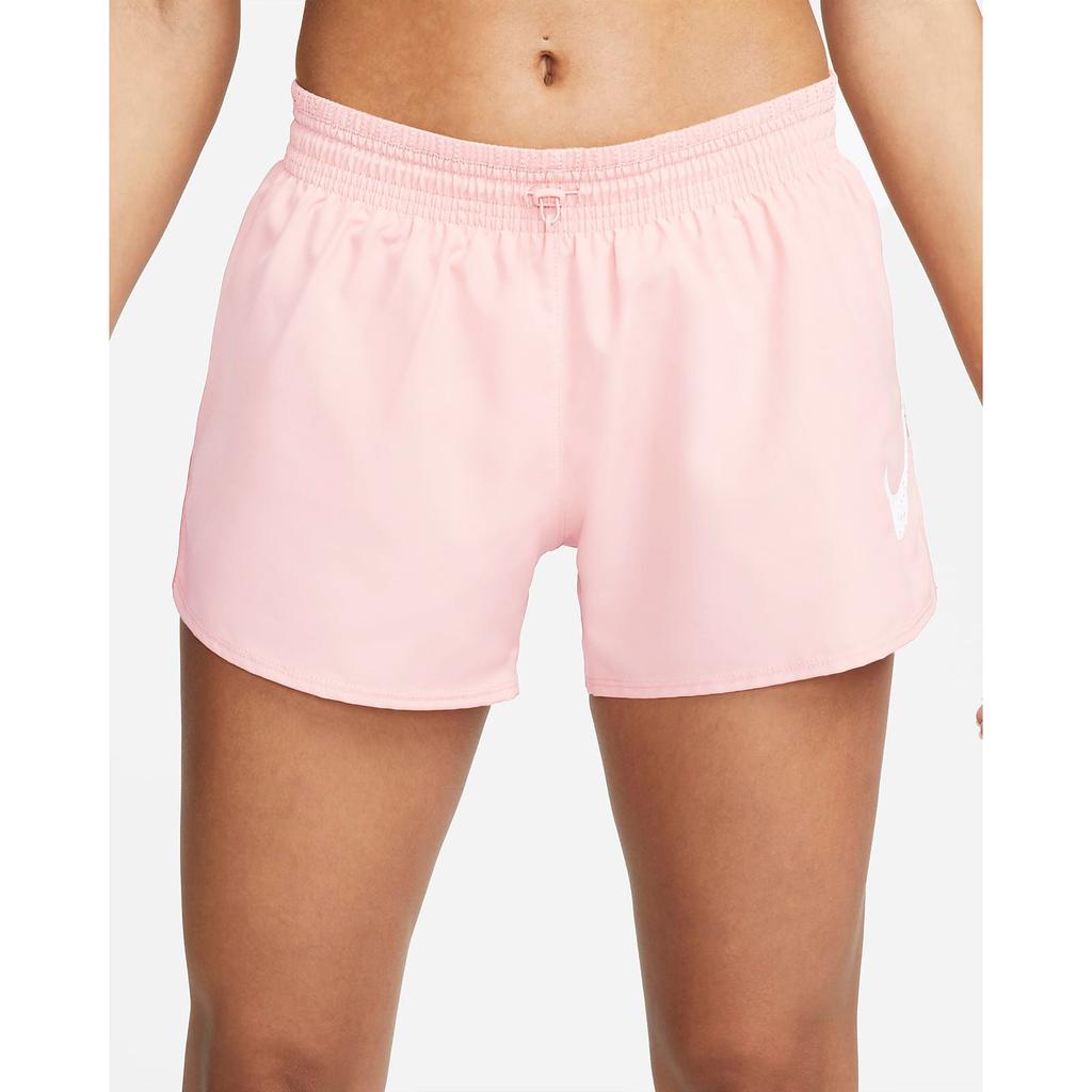 Nike Solid Minimalist Casual Running Shorts Women Shorts Pink DM7774-610