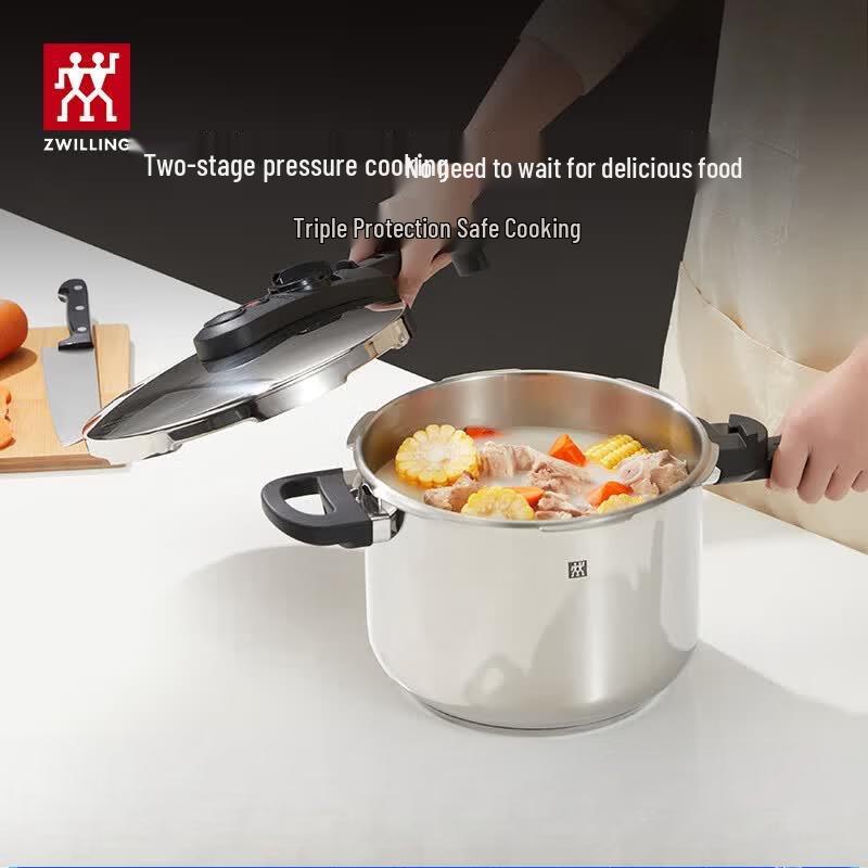 ZWILLING EcoQuick II Stainless Steel Pressure Cooker 6L