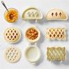 3Pcs Classic Mini Hand Pie Molds One Press Autumn Cottage Pie Set For Diy Baking, Dough Presser Pocket Pie Molds For Christmas