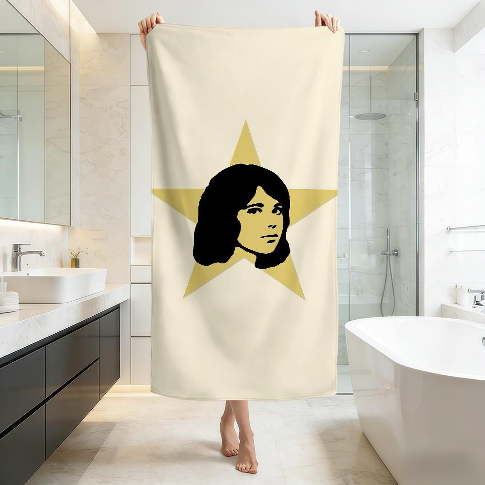 band cool art t-tv girl color Towel soft Beach Towels Trip swim Pool bathing Towel Gym Spa home Decor Gift Holiday