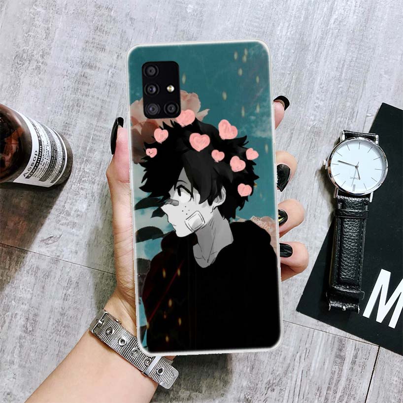 

Чехол для телефона My Hero Academy Izuku Deku для Samsung Galaxy A52 A53 A12 A13 A22 A23 A32 A33 A72 A73 A42 A02S A03S 5G A50S Co. Samsung A30S