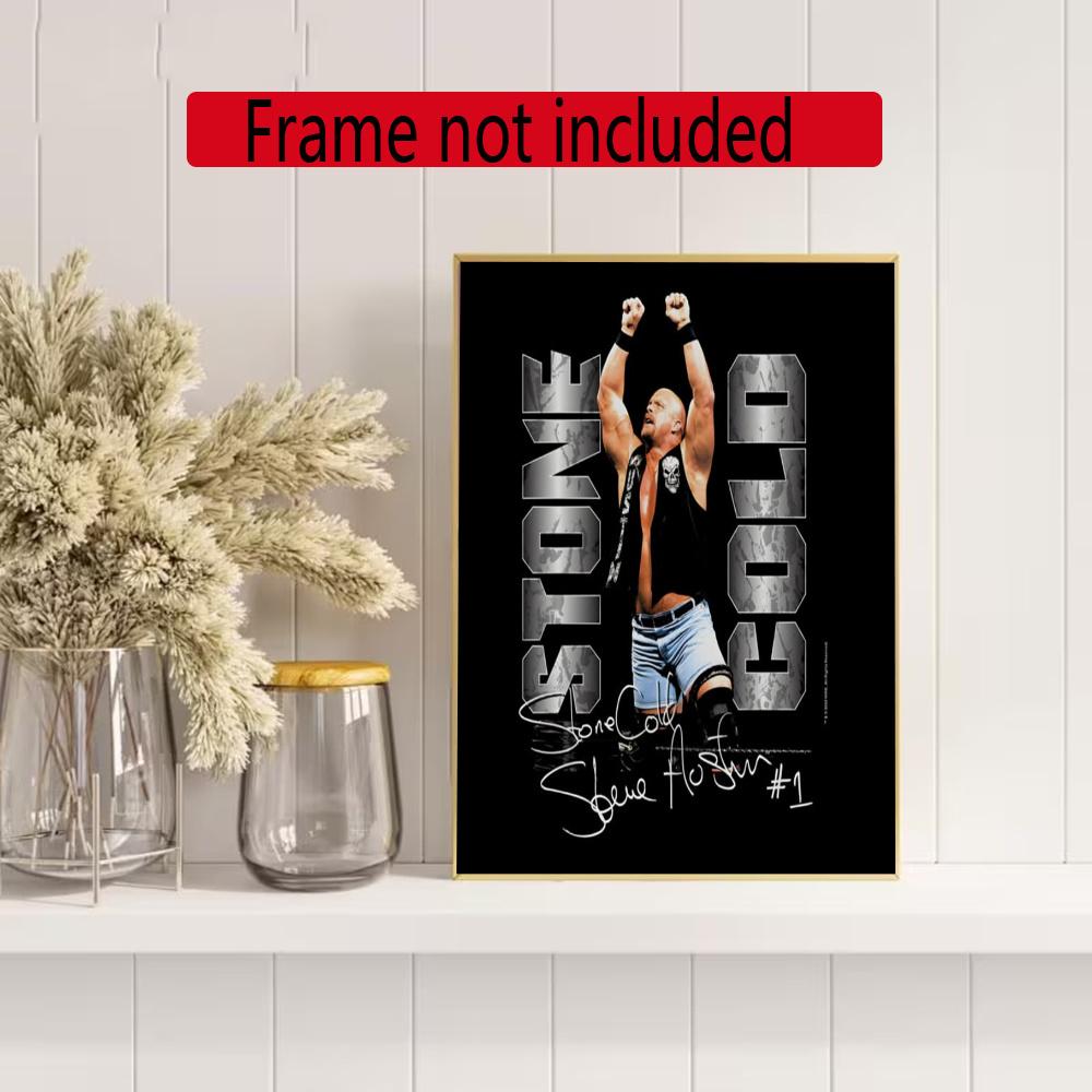 Stone Cold Steve Austin 5D Diamond Painting Round Diamond Rhinestones Mosaic Diamond Embroidery Wall Paintings Rhinestones Gift Frameless