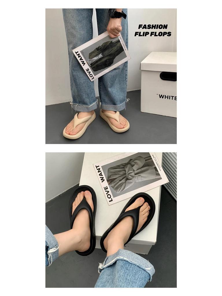 2025 Men's Plus Size Non-Slip EVA Flip-Flops: Odor-Resistant Casual Sandals for Beach, Indoor/Outdoor Wear