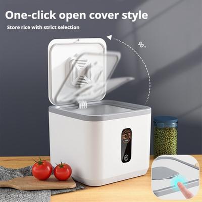 5KG Household Rice Dispenser Fresh Design Insect Proof Cereal Container with Measuring Cups for Kitchen Pantry Organization