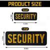 2 Embroidered Letter Safety Patches - Safety Badge Hook and Loop Patch Jacket Vest Bag Hat,2 Size