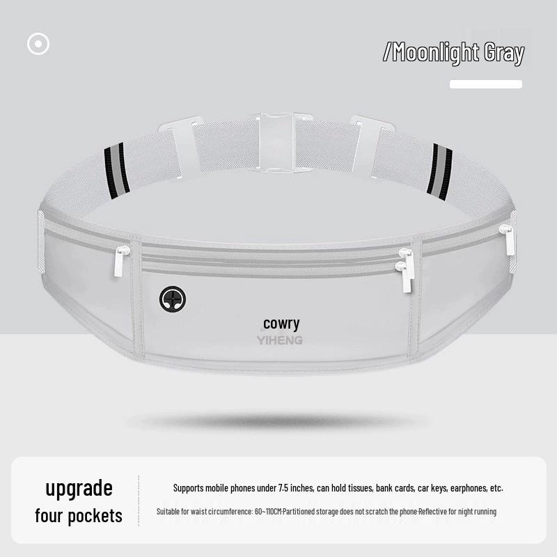Unisex Waterproof Lightweight Running Waist Bag - Fashionable Outdoor Fitness Gear