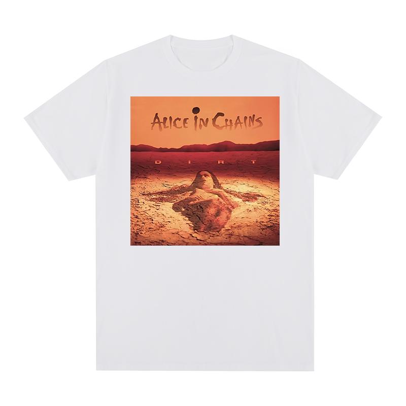 

ALICE IN CHAINS Vintage tshirt Black Dirt Album Cotton Unisex T shirt New TEE TSHIRT Womens tops S