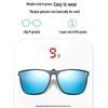 GM 2024 Flip-Up Polarized Sunglasses: Anti-UV Myopia Clip-On for Men & Women – Perfect for Driving & Fishing