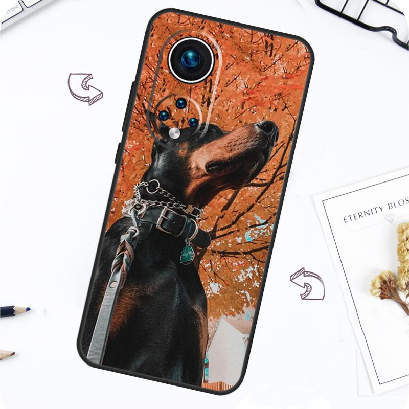 

Animal Doberman Dog Case For Honor Magic 7 5 6 Lite Honor 200 Pro X8b X9a X8a X8 X9 X9c X9b 50 70 90 Lite Cover Honor X6a