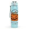 1PC Happy Halloween Pumpkin Bucket 750ml Color Plastic Sports Water Bottle Leakproof Flip Straw Lid Suitable for Sports Office Home Use