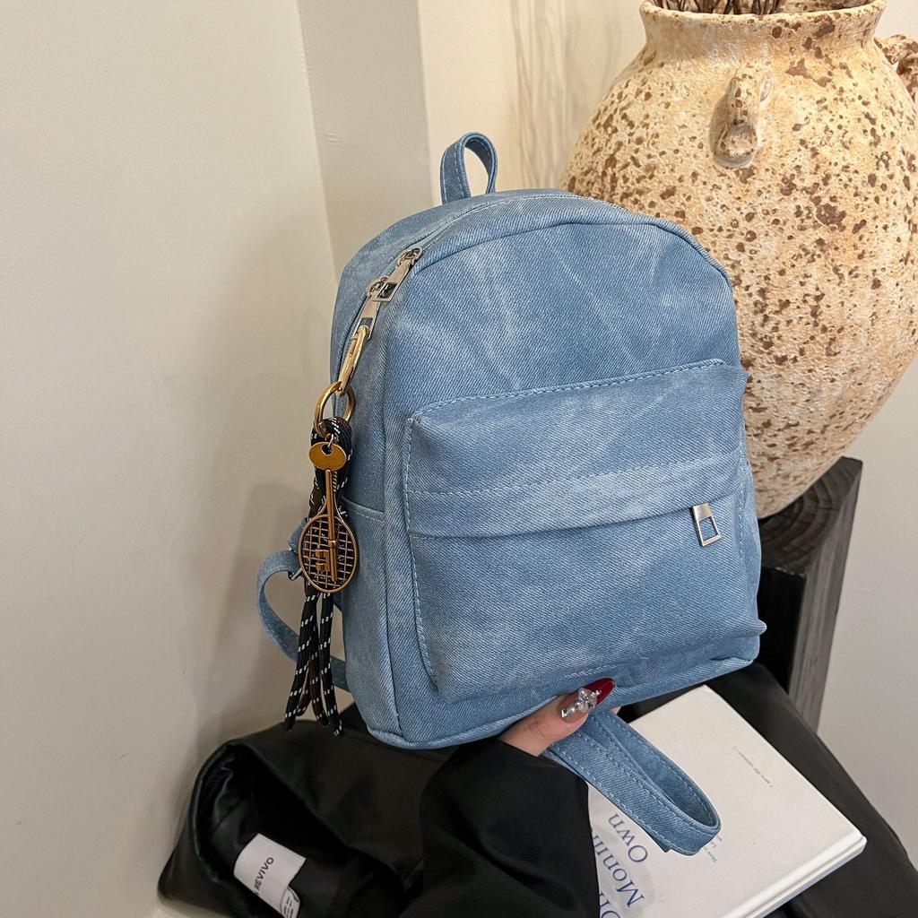 Backpack Fashion Premium Texture Design Handheld Student School Bag Retro Travel Backpack
