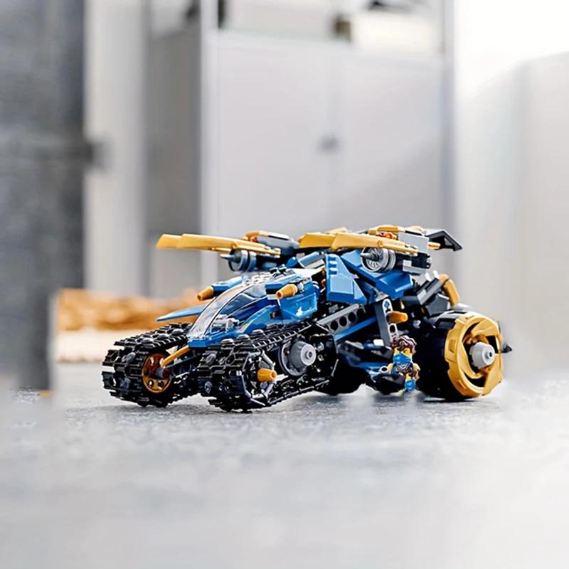 576 de bucăți Tehnic Ninja Thunder Raider Mechanical Warrior Robot Mecha Blocuri de Construcție Armă de Război Model Jucării Pentru Copii Adulti Cadou