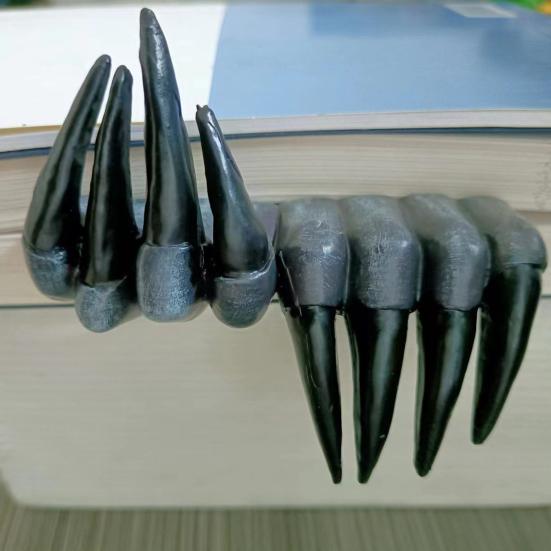 Dämonenhände Lesezeichen 3D Gothic Harz Gruselige Hände Lesezeichen Bücherregal Ornament Halloween Deko Geschenk für Buchliebhaber