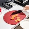 Anti-Bacterial Semi-circular Cutting Board TPU Kitchen Chopping Block  Fruit