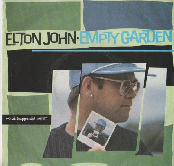 

7-дюймовая пластинка ELTON JOHN Empty Garden XPRES77 The Rocket Reco 1982 UK Rock Б/у