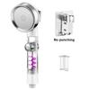 VILOYI Turbocharged Shower Head 3 Modes High Pressure Water Saving Adjustable Handheld Showerhead Massage Filter Rainfall Nozzle