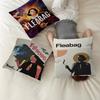 Classic Tv Show Fleabag Stitch Lucky Dragon Pillow Cover Sofa Cushion Cover Home Room Decoration Children Gift
