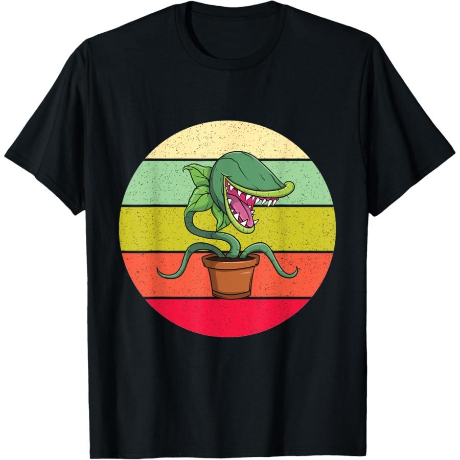 Retro Carnivorous Plant Venus Fly Trap Carnivores T-Shirt XXXXXL