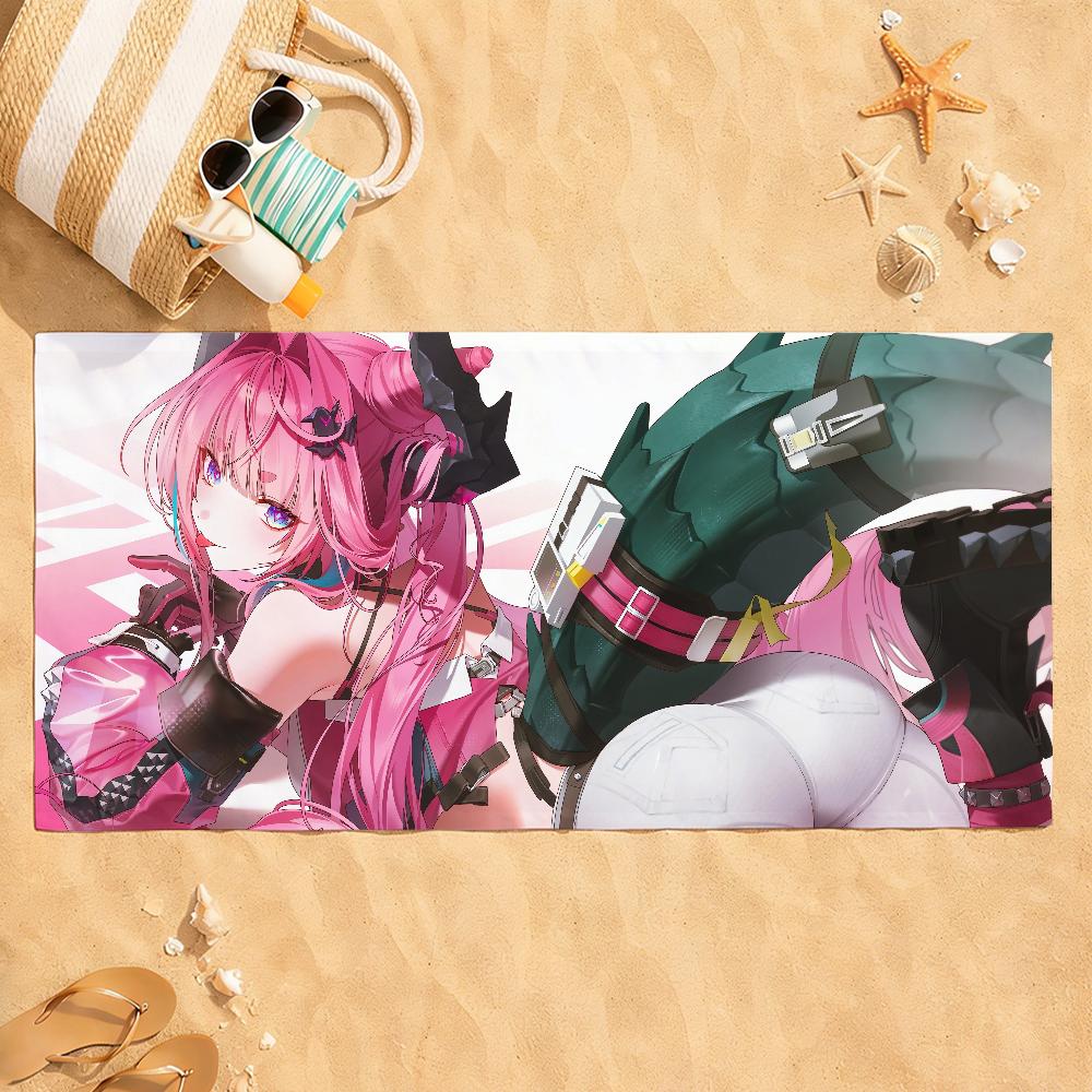 

Game Arknights Endfield Yvonne Towel Quick Dry Absorbent Beach Towel for Sports, Fitness, Swimming and Outdoor Activities W30*H60(CM)