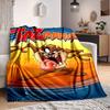 1pz Tazmania Taz Looney Tunes Coperta Plaid in Flanella - Leggera Morbida Calda Coperta per Tutte le Stagioni per Divano, Letto, Viaggio, Campeggio L1029098