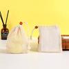 1Pcs Bath Foaming Soap Bag Durable Exfoliating Cotton Linen Foam Mesh Bathroom Soaps Saver Mesh Pouch