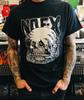 Stylish Black Cotton T-Shirt Featuring NOFX Band Logo and Vintage Group Portrait Print Graphic Oversized Streetwear T-Shirt