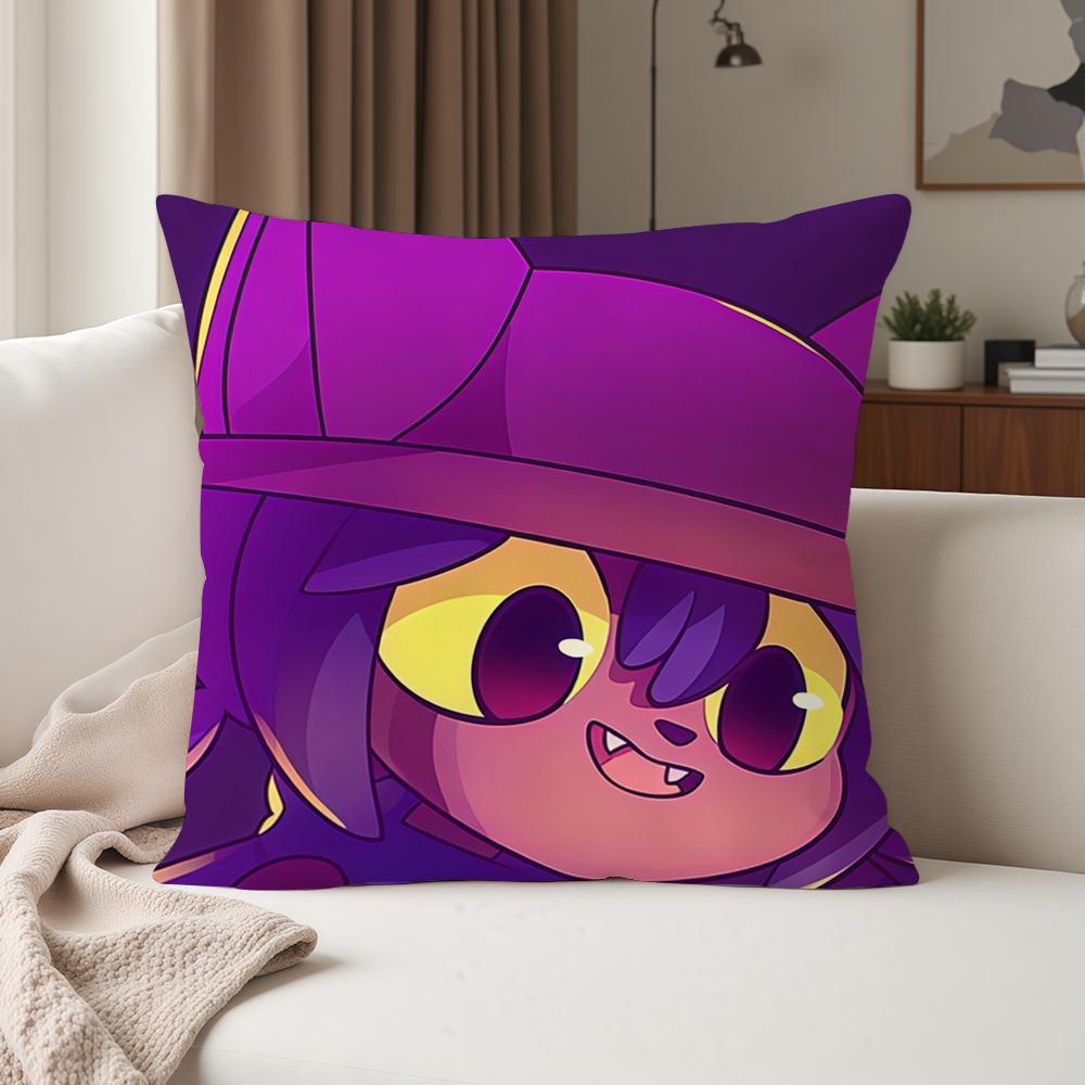 Cute Game OOneshot Niko Pillow Case Suitable For Bedrooms Living Rooms Cars Home Decoration