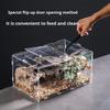 Stackable Crystal Clear Acrylic Gecko Terrarium Comfortable Reptile Enclosure with Box Packing Reptile Supplies