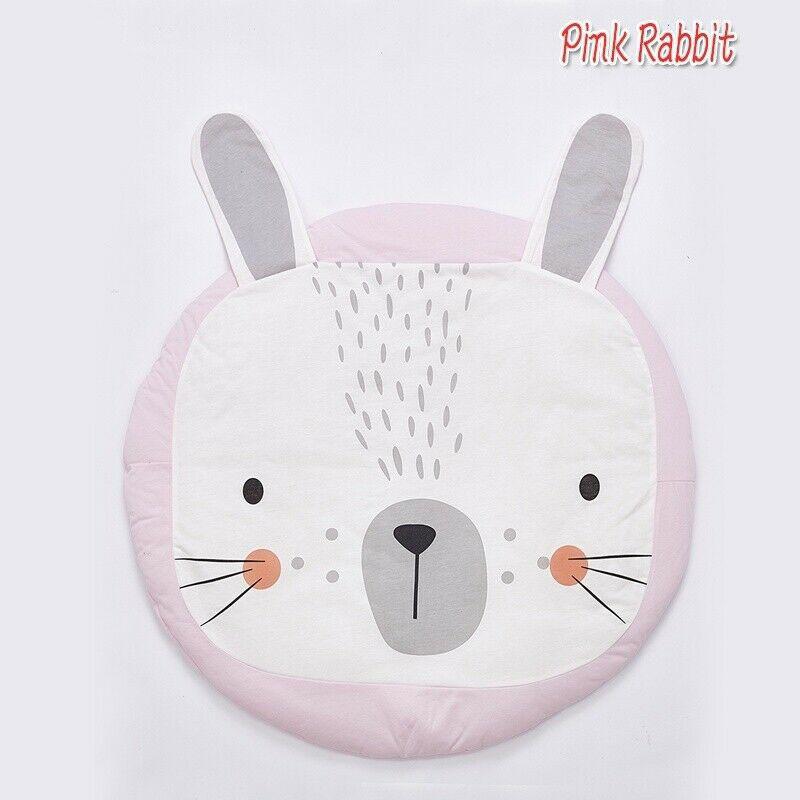 Fox Print Animals Cuddle Play Mat With Soft Fabric For Infant Development And Parentchild Interaction