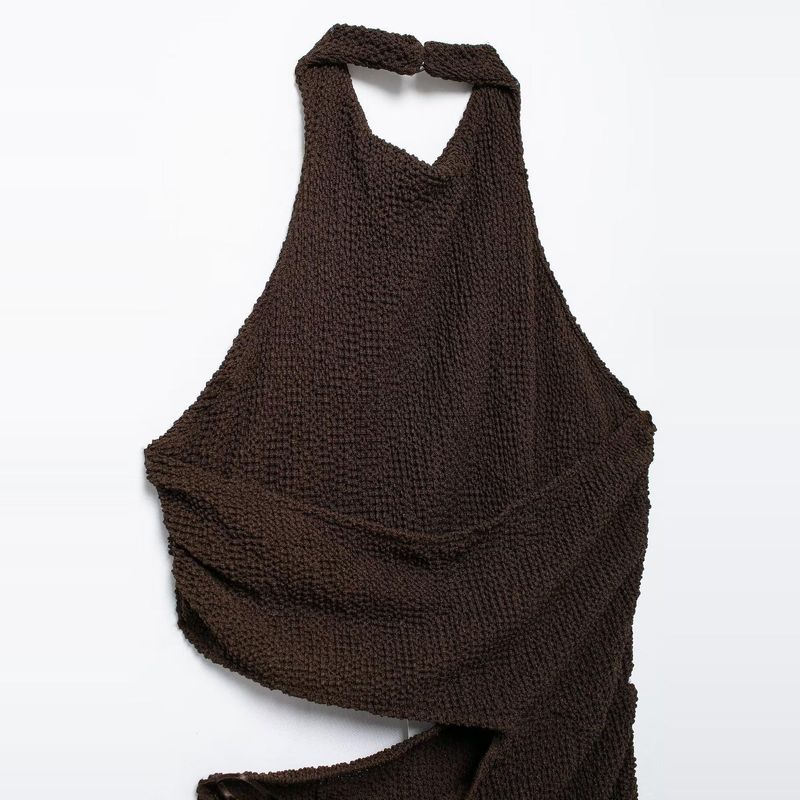 Kaslead New Arrival Women's Clothing Fashion Style Fashion Simple Opening Design Texture Dress 5039807