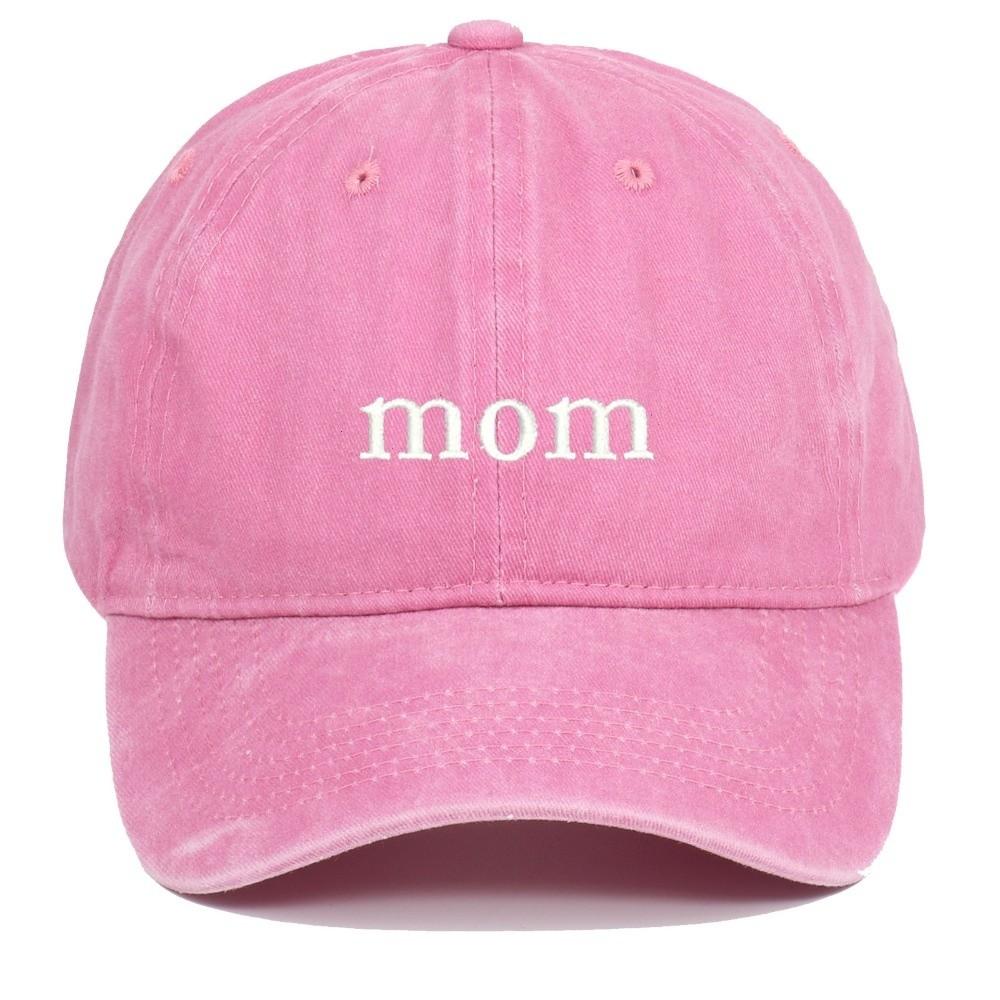 Retro Dad Mom Embroidery Baseball Cap Washed Cotton Adjustable Couple Cap Sunscreen Hats For Man Women