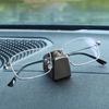 Car Sunglasses Center Console Glasses Clip Card Ticket Holder Stand Fastener Pen Case Eyeglasses Car Interior Accessories