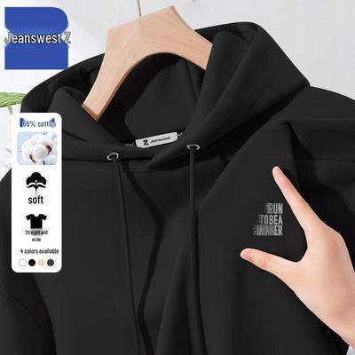 Jeanswest Z Men's Pixel X Graphic Heavyweight Hooded Sweatshirt