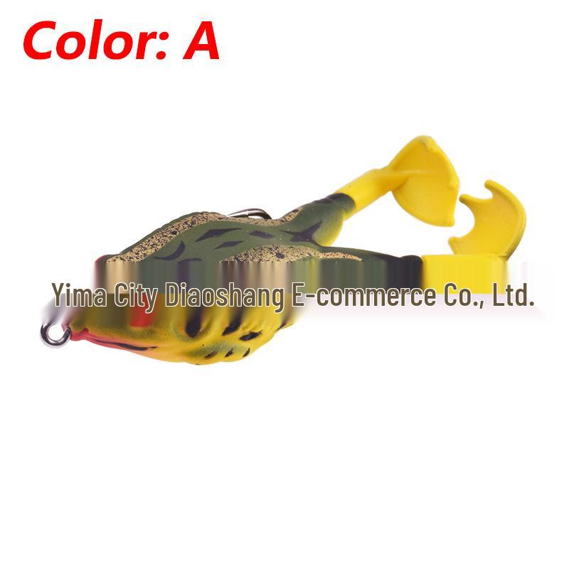 Thunder Frog Double-Legged Rotating Propeller Soft Lure, 9cm/13.5g, for Bass & Carp Fishing.