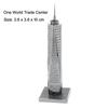 3D Metal Puzzle Architecture Series: Eiffel Tower, Lighthouse, White House, Sleeping Beauty Castle Assembly Model Birthday Gift.