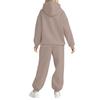 Übergroßes Sweatshirt und Jogginghosen-Set 2-teilige Damen-Outfits Hoodie Herbstmode Trainingsanzug mit Taschen