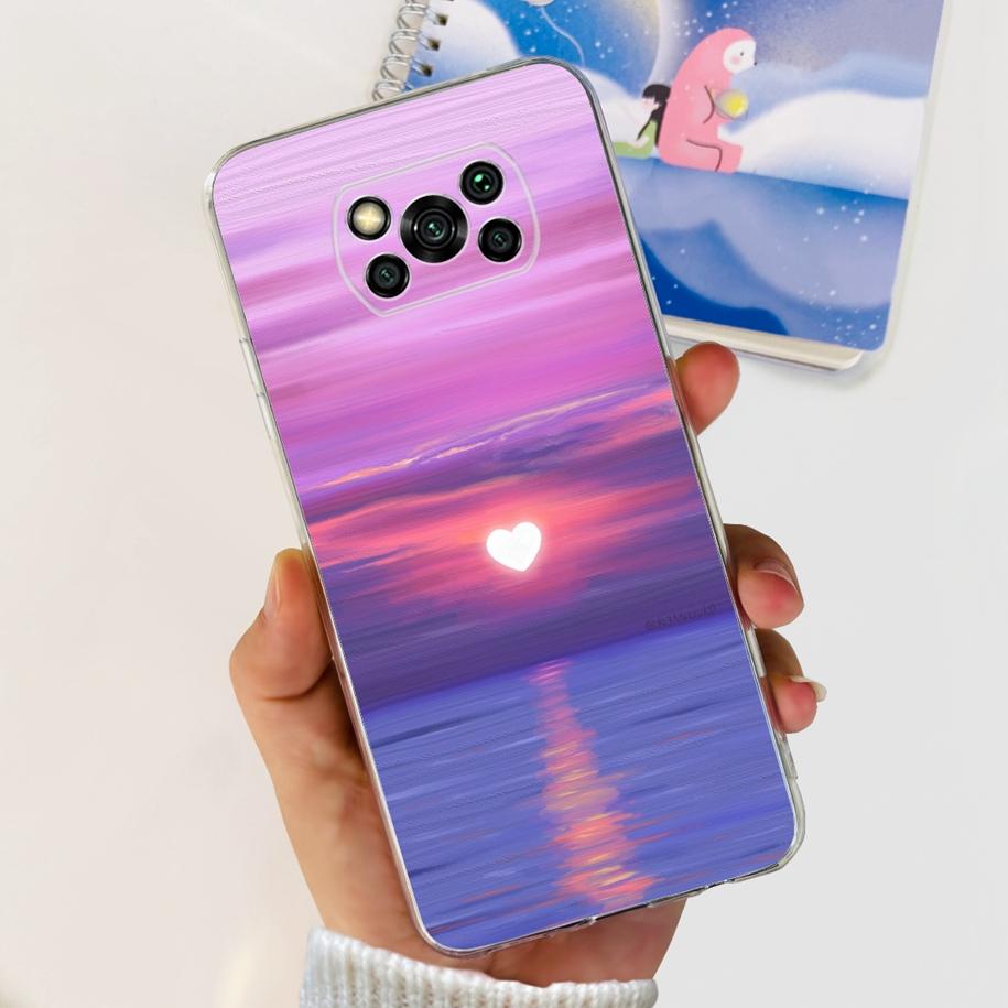 For Xiaomi Poco X3 Pro Phone Case Soft Silicon TPU Shockproof Coque For Poco X3 PocoX3 X 3 NFC Back Cover Bumper Astronaut Funda