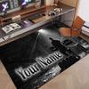Custom Name Crystal Velvet Rug,Alex Warren Comfortable Anti Slip Floor Mat For Room Decoration