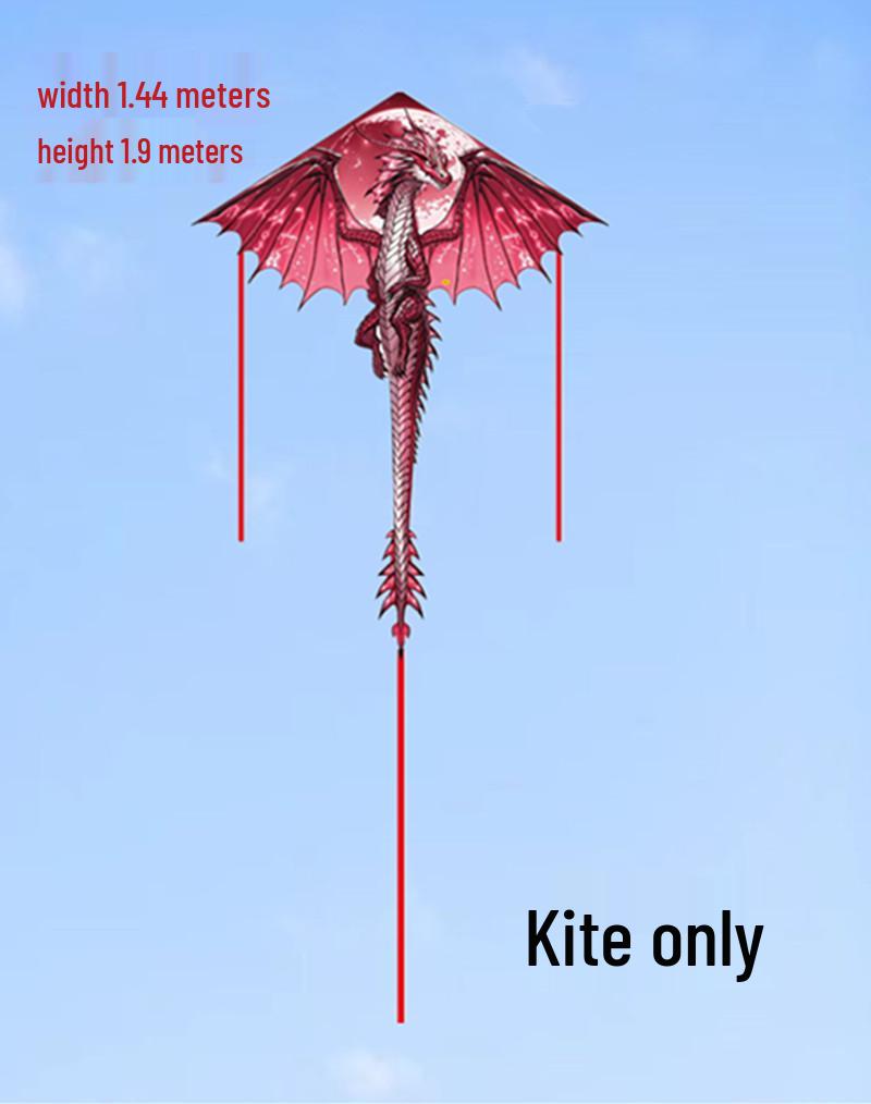 

Большой Кайт Птеродактиль с Длинным Хвостом - Легко Летает при Слабом Ветре