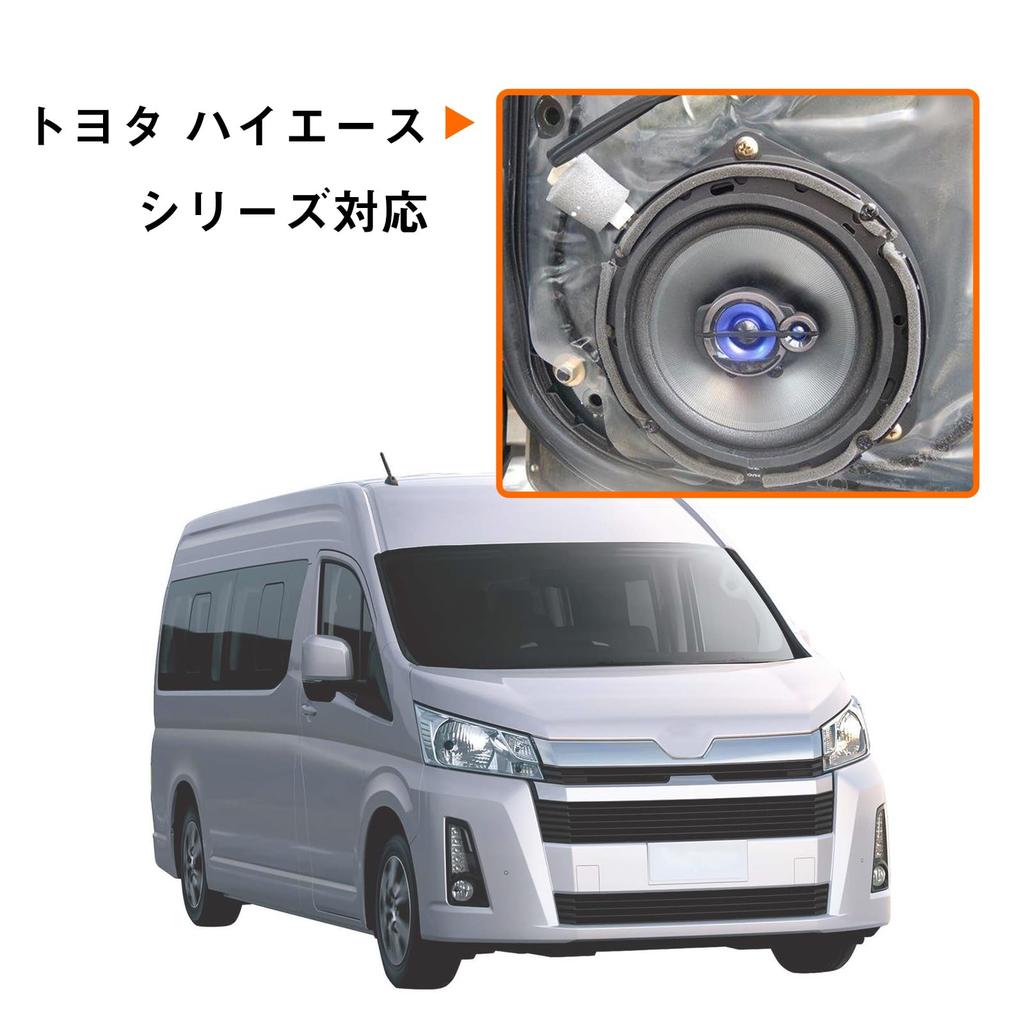 Sporacingrts Sound Quality Improvement Item: Standard Package with Inner Baffle for Toyota Hiace Van, Hiace Wagon, and RegiusAce (H16/8 - Present) Spe